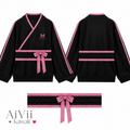 AiVii Kimono Track Jacket With Obi